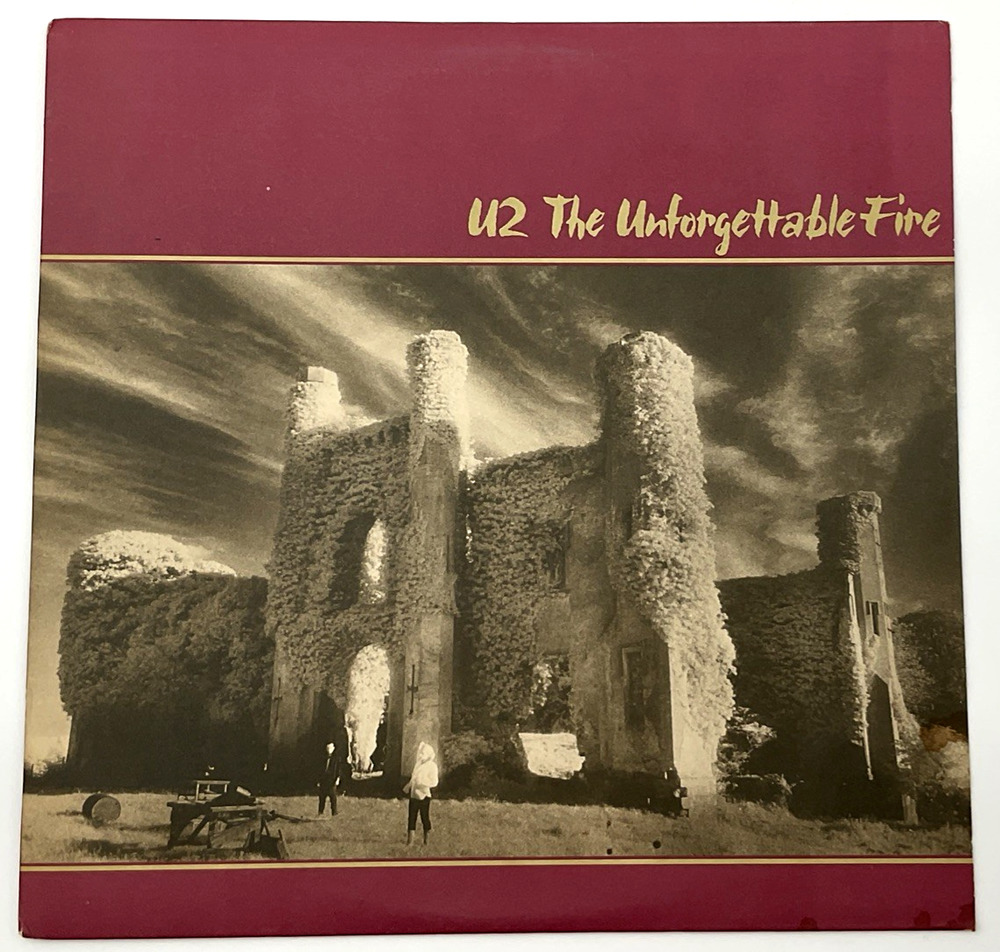 Vintage U2 ‎The Unforgettable Fire 1984 Island Records ST IL845555 Vinyl Record